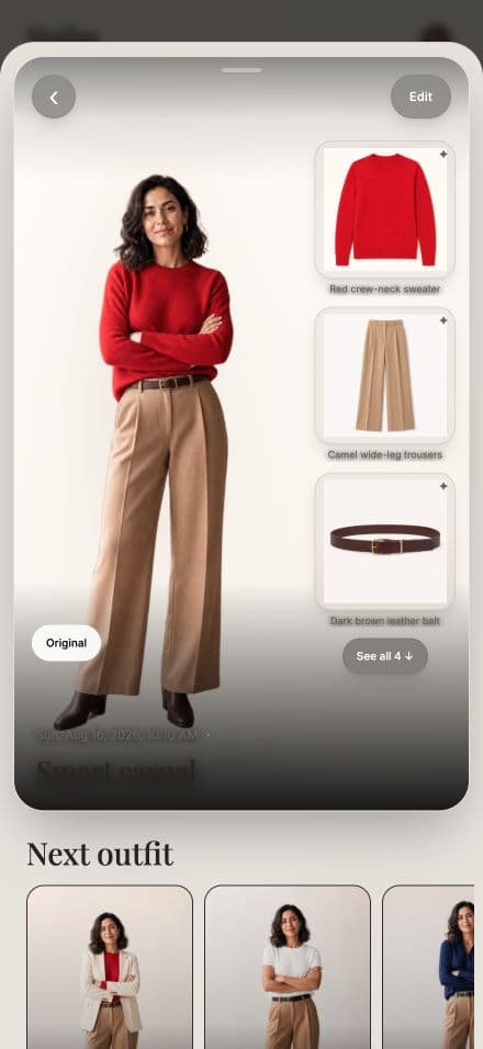 A real outfit detail in Stailas with the clothes identified